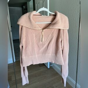 Varley half zip sweater